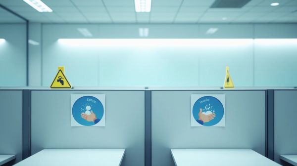 Des affiches sanitaires pour sécuriser vos espaces de travail